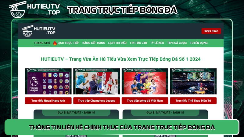 Giới thiệu trang web trực tiếp bóng đá số 1 tại Việt Nam